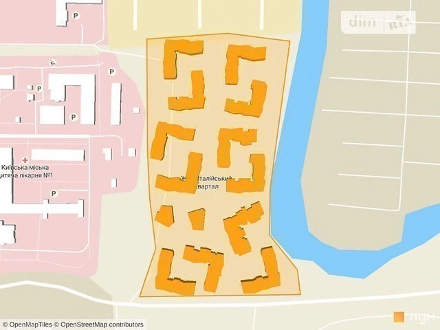 Sale of a 3-room apartment of 100 m² in the residential complex "Italian Quarter"