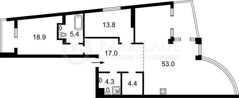 Продам квартиру (125м2)з авторським ремонтом та видом на Дні