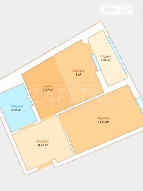 For sale 1-room apartment 48 sq. m. on Sholudenka St. 30 • ID 347100