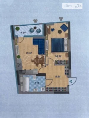 For sale 1-room apartment 48 sq. m. on Sholudenka St. 30 • ID 347100