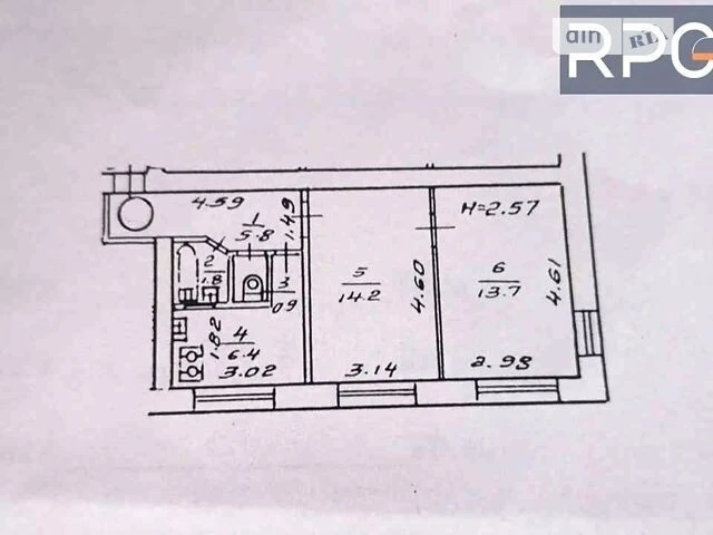 Sale of 2-room apartment 43 sq. m on Peremyshlska Street 8 • ID 346
