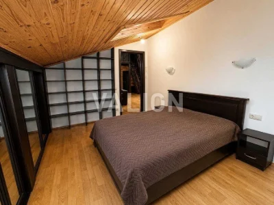 For sale a two-room apartment in Podil in the style of a chalet with a fireplace