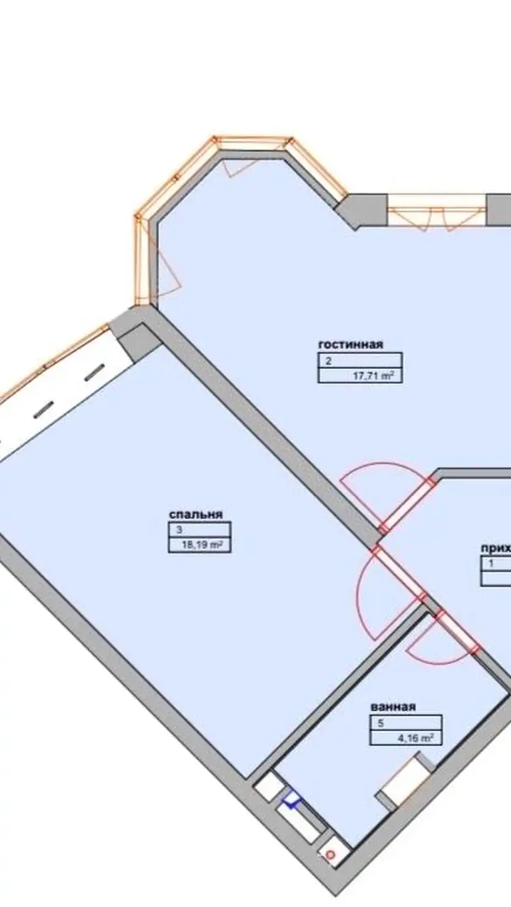 Apartment for sale 2-room. 67.5 m² 8/24 floor.