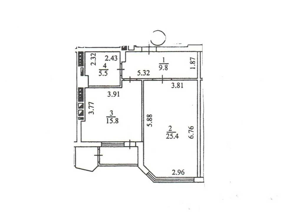 Apartment. Kyiv, Mokra St. (Kudryashova)