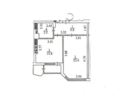 Apartment. Kyiv, Mokra St. (Kudryashova)