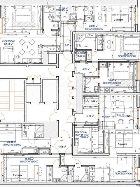 Sale of 10k apartments 271.6 sq. m on Predslavynska Street 44 •