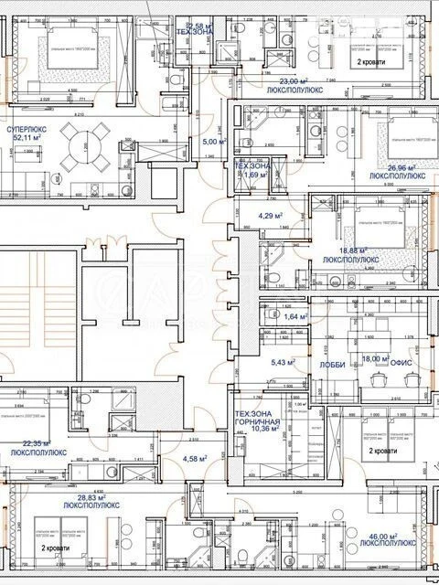Sale of 10k apartments 271.6 sq. m on Predslavynska Street 44 •
