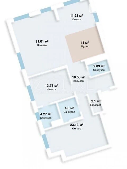 Sale of 3-room apartment 116 sq. m on Richkova St. 4 • ID 34677844