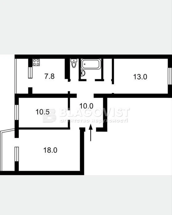 For sale 3-room Avtozavodska 93/Vyshgorodska brick with gas