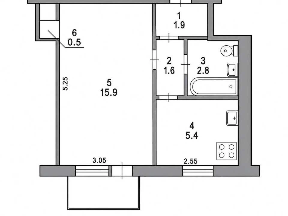 Apartment. Kyiv, Volodymyr Zhabotynskyi St. (Muromska)