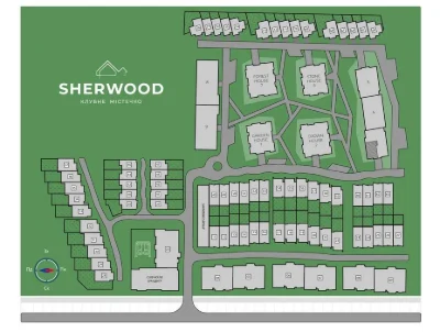 3-кімнатна квартира у КМ SHERWOOD, Ужгород - Без комісії - Р