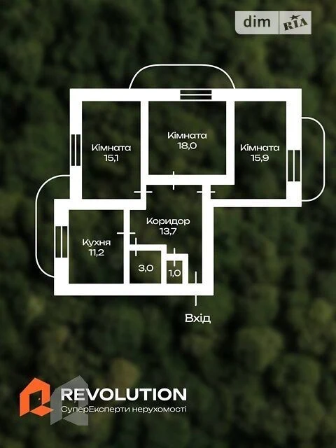 Sale of 3-room apartment 82.7 sq. m. on Kharkovska Street 46 • ID 346