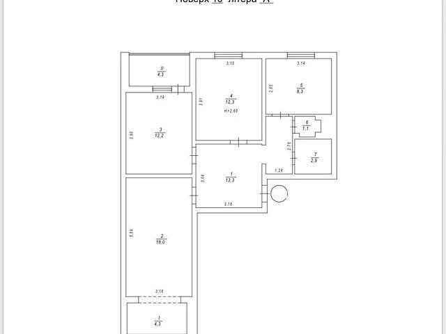 Sale of 3-room apartment 76.7 sq. m on Academician Palladina Avenue