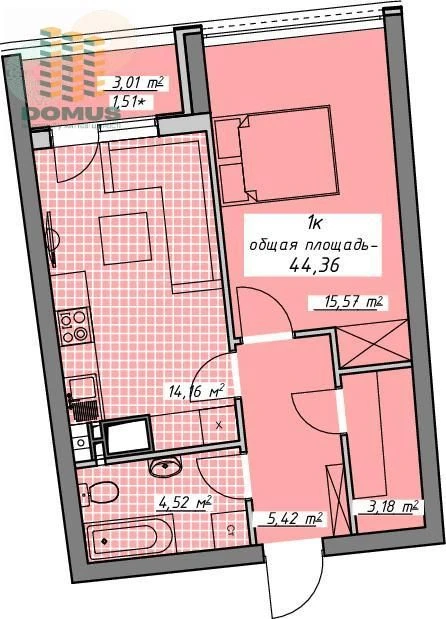 Аркадия‼️Атмосфера‼️Продам 1 комн‼️ 45м2 Дом сдан! Море! С н