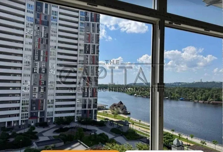 Apartment for sale in Rusanivska Gavan residential complex 62 m2 No renovation View