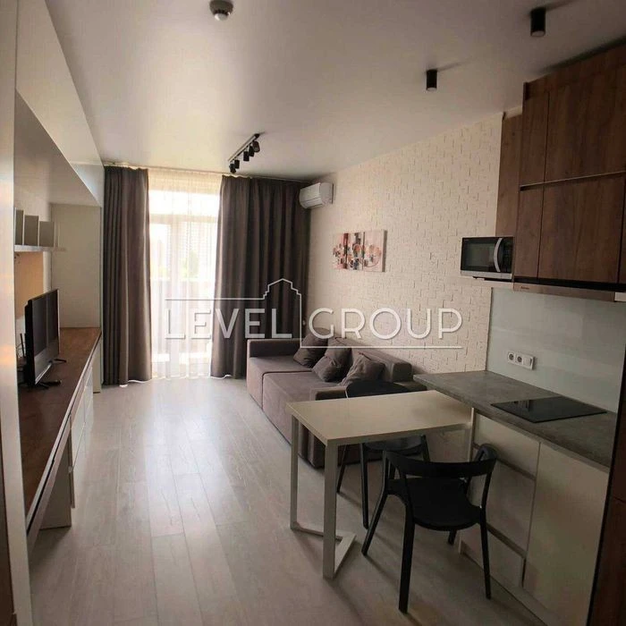 Modern studio apartment for sale in Standard One residential complex near the metro