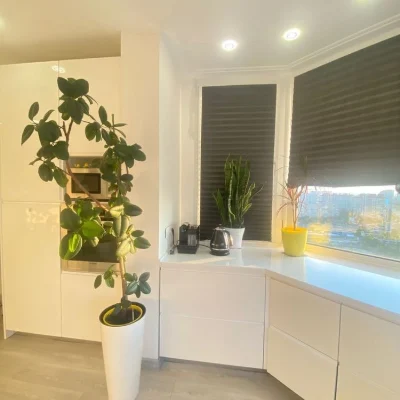 Zakrevskogo 103, a wonderful three-room apartment with a designer's