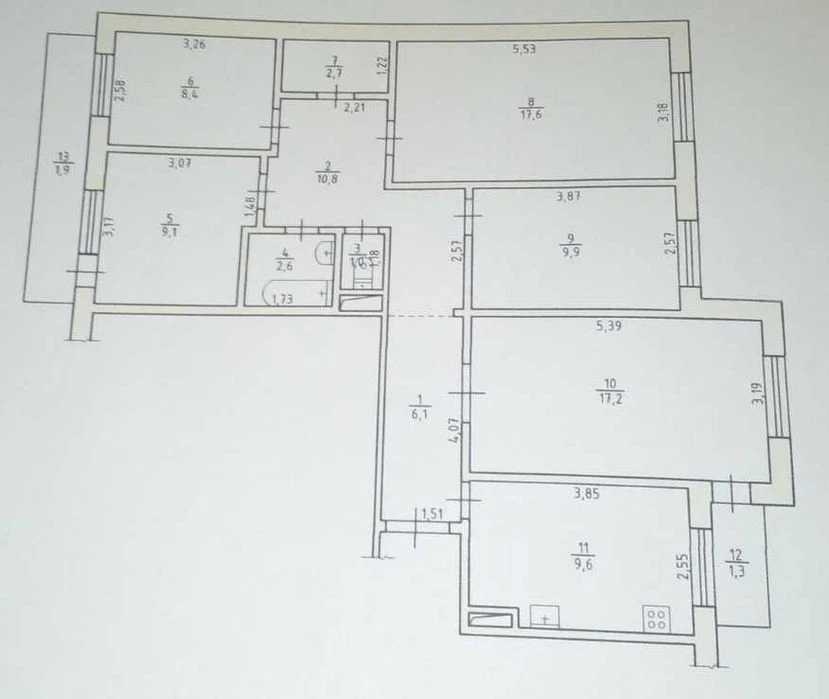 Продается просторная 5-комнатная квартира на Балковской / Мел