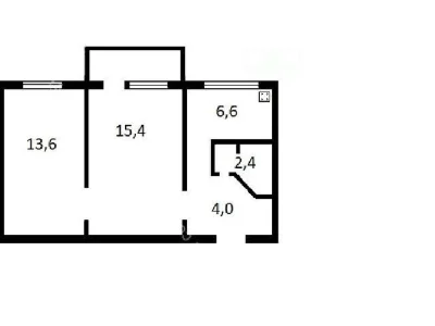 For sale 2-room apartment 44 sq. m. on Lesi Ukrainky Blvd. 28 • ID 34