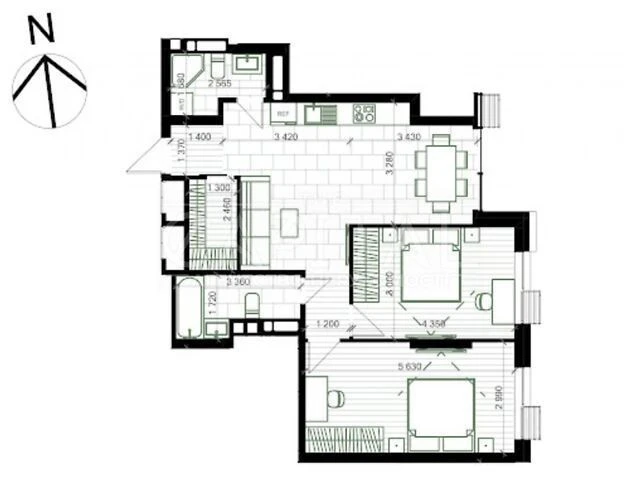 Sale of 3-room apartment 69 sq. m. on Degtyarivska street 17-19 • ID