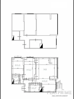 Sale of 3-room apartment 80 sq. m. on Lysohirskyi 20 • ID 34