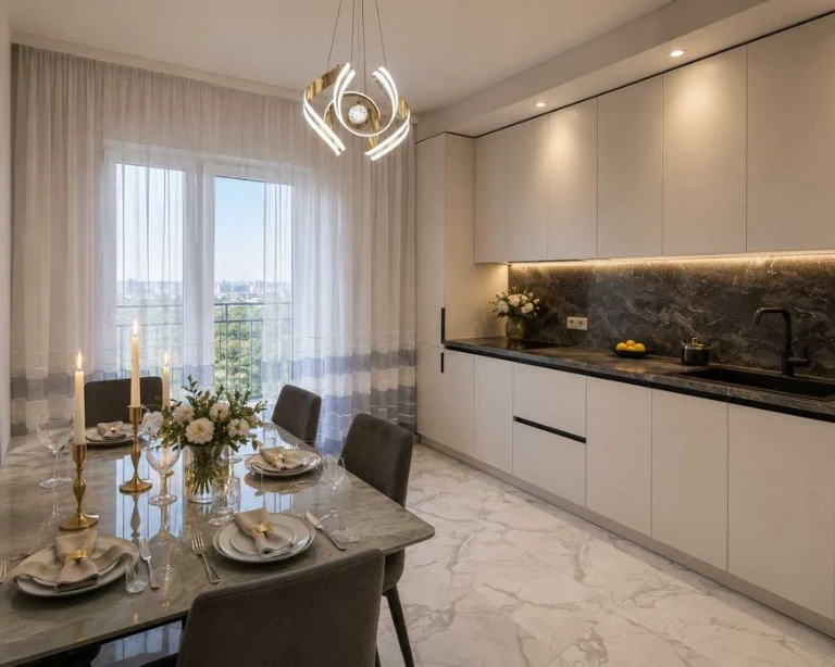 1 комнатная квартира 40 м² ЖК 68 Жемчужина Ремонт Мебель Те