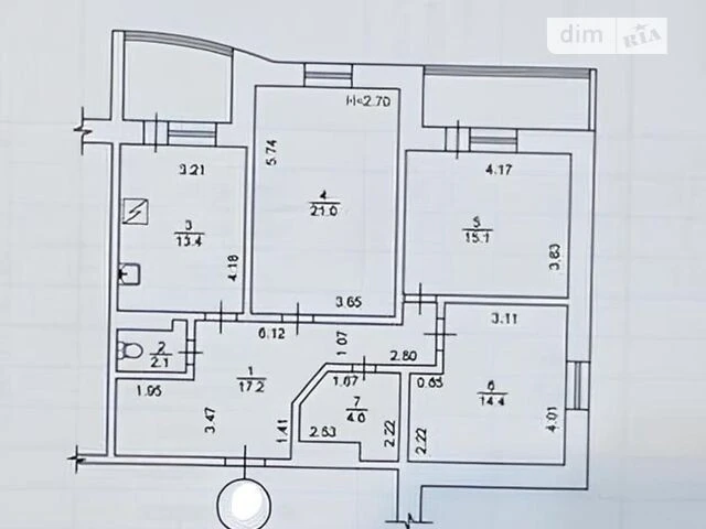 Продажа 3к квартиры 98.7 кв. м по просп. Петра Григоренко 1Б
