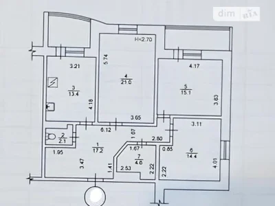 Продажа 3к квартиры 98.7 кв. м по просп. Петра Григоренко 1Б