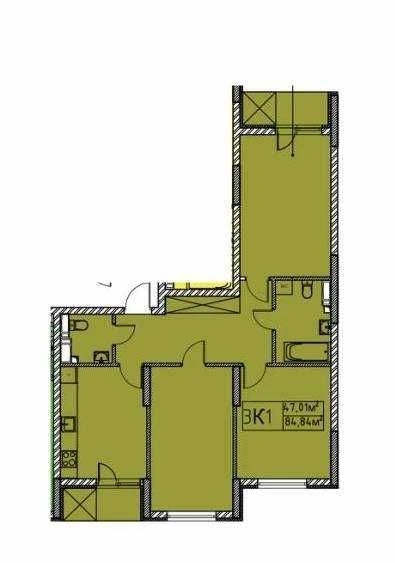 ЖК Лебединий, Ревуцького 40-В, м. Харьківська, 3-ка 90м2, ви