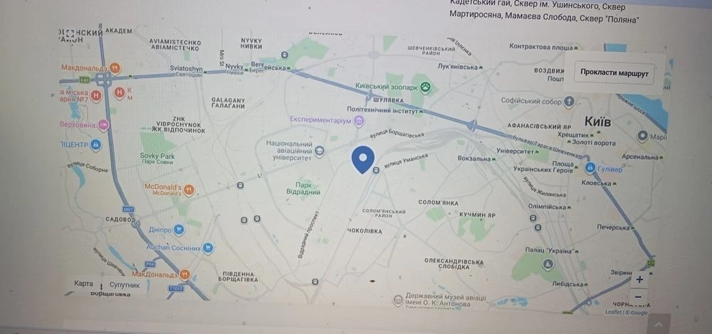 One-room apartment for sale, Solomenskiy district, Hetmana 46