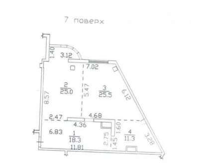 Apartment on the 16th st. Fountain. Residential complex Aquamarine. 1L21