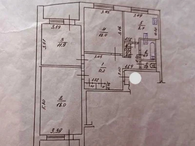 Apartment. Kharkiv, Velyka Kiltseva St.