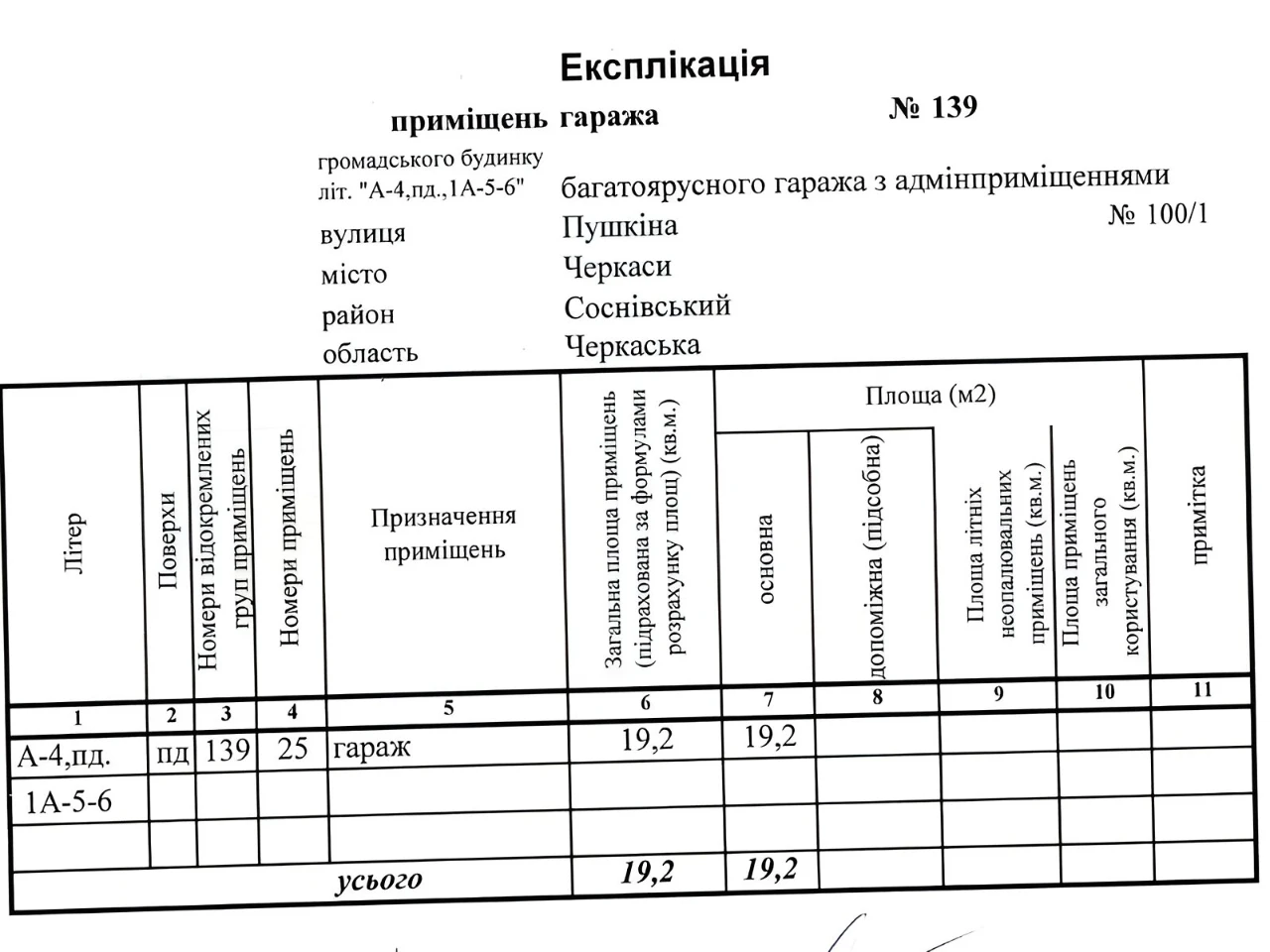 Продаж Місце в гаражному кооперативі Соснівський
