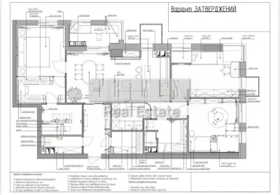 For sale 4-room apartment 132 m2, residential complex TRIIINITY Vasylya Tyutyunnyka 39 P