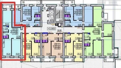 Exclusive! OVIS House residential complex is completed! Two-room apartment for sale, 80 sq. m., Center