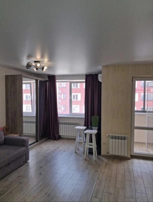 I am selling a stylish studio apartment with furniture and appliances in the residential complex "G"