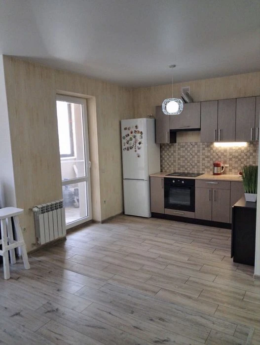 I am selling a stylish studio apartment with furniture and appliances in the residential complex "G"