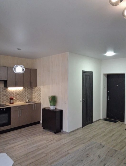 I am selling a stylish studio apartment with furniture and appliances in the residential complex "G"