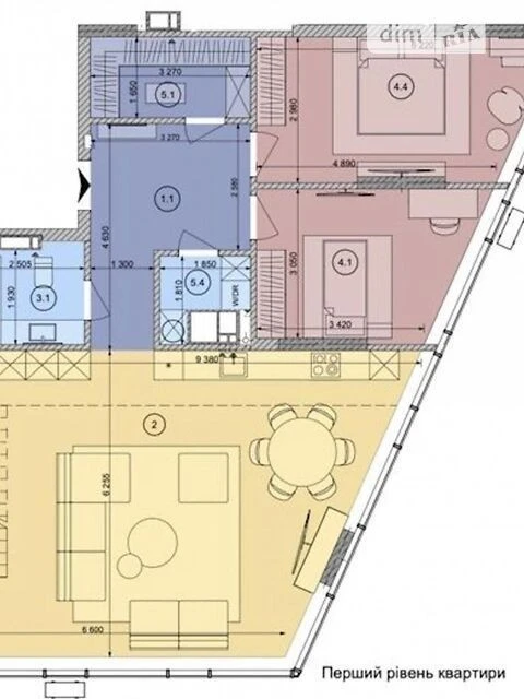 For sale 4-room apartment 175 sq. m. on Vasylkivska Street 1 • ID 34