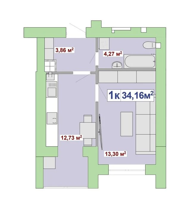 Продаж квартири на 6 поверсі, розтермінування, Чорновола
