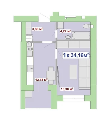Продаж квартири на 6 поверсі, розтермінування, Чорновола