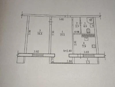 Продам 2 комн.Кондратюка/Коммунаровская