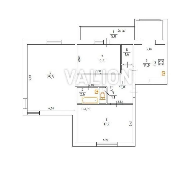 Urgent! 3-room apartment for sale with renovation, Obolon, Boga St.