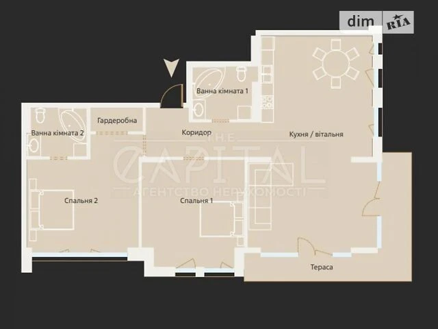 Sale of 3-room apartment 125.8 sq. m. on Bolsunovska st. 21 • ID