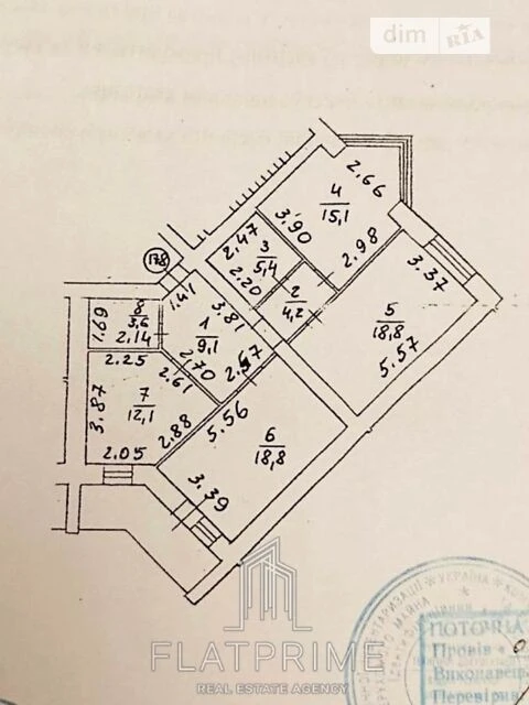 Sale of 3-room apartment 91 sq. m on Khmelnytska Street 10 • ID 3465