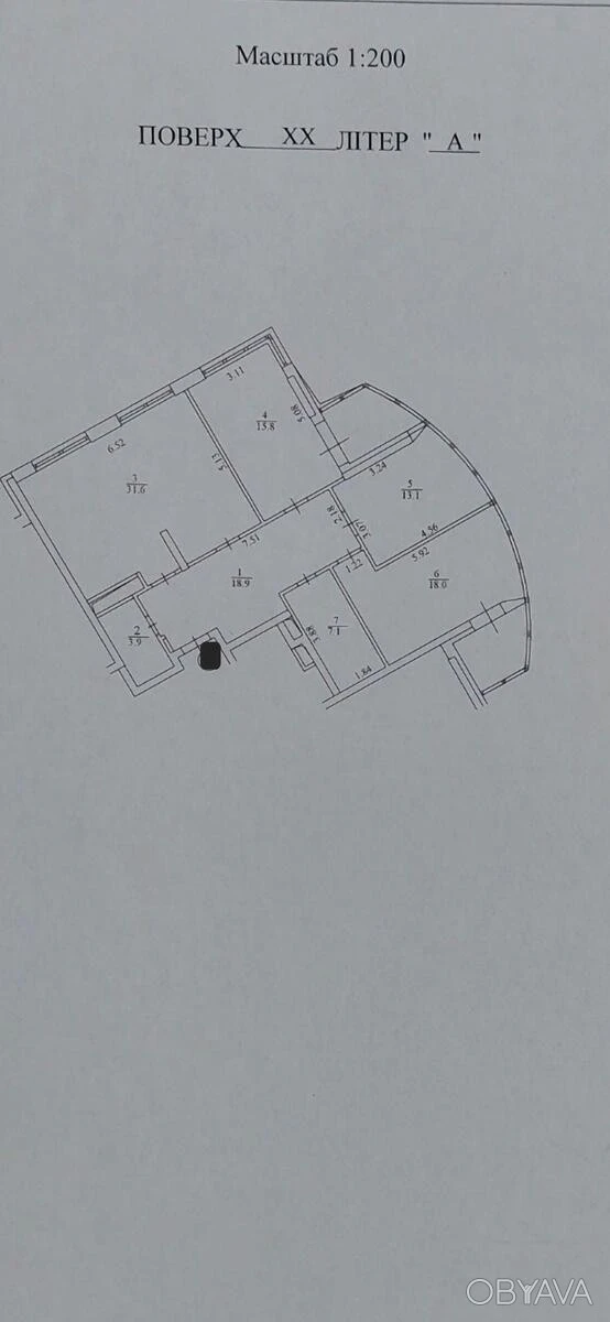 3-room apartment, 118 sq.m
