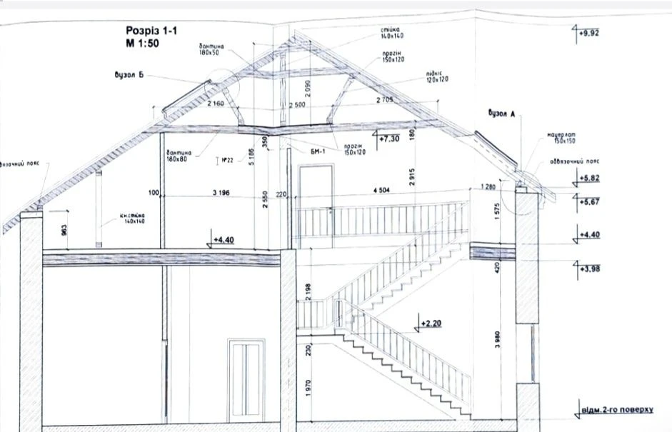 Продаж 3.кім.(двоярусної)квартири в центрі міста вул.Собране