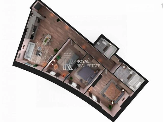 Продаж 3к квартири 106.74 кв. м на просп. Степана Бандери 30