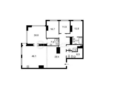 For sale 4 rooms 192m 10 floors without% Predslavynska 20-A Metropol residential complex