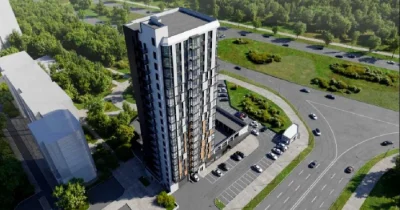 *A 3-room apartment is available for purchase in the residential complex "River Hall" on the street.